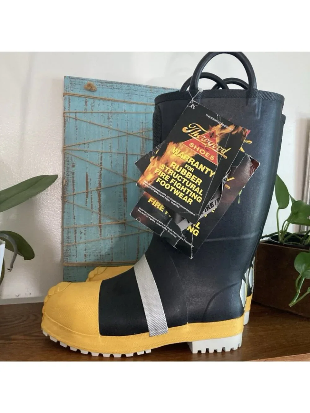 Thorogood Hellfire Size 11 Rubber Insulated Structural Bunker Boots Fireman